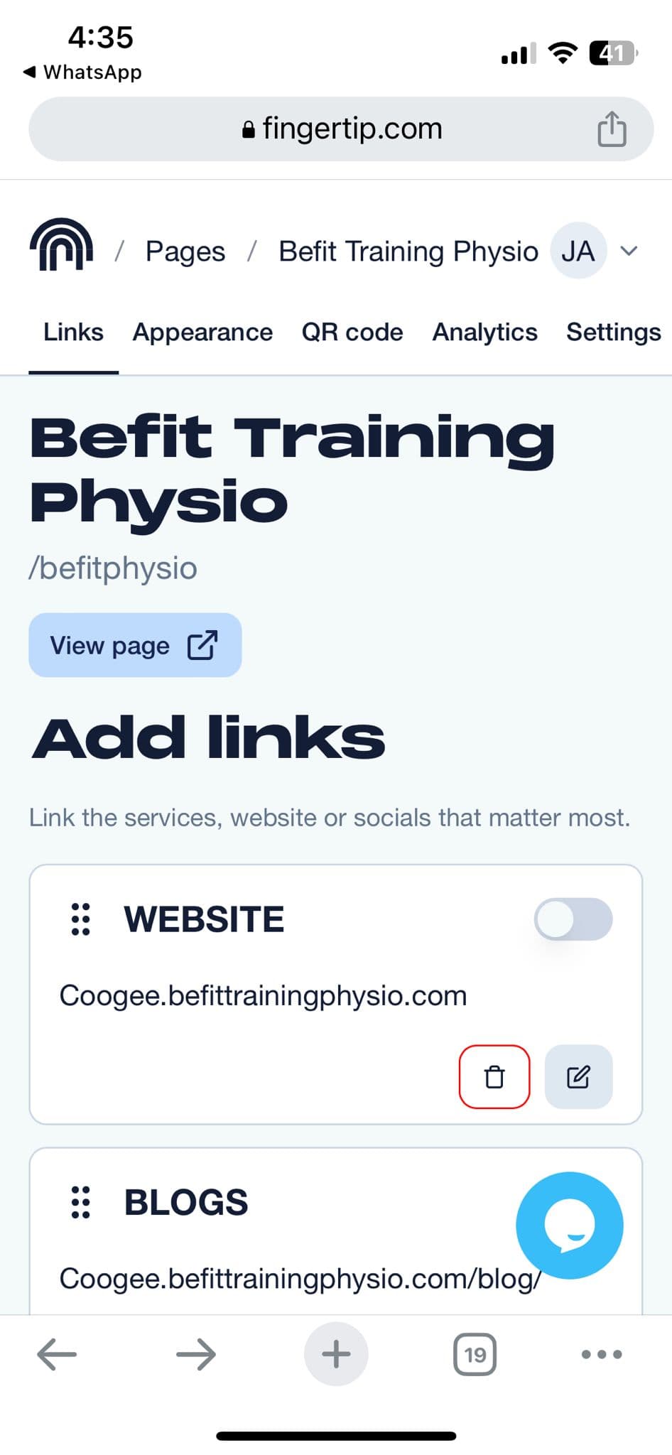 Form inputs before — default shadcn styling